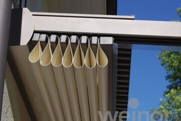 Weinor Pergotex II PVC terrasoverkapping zonwering systeem